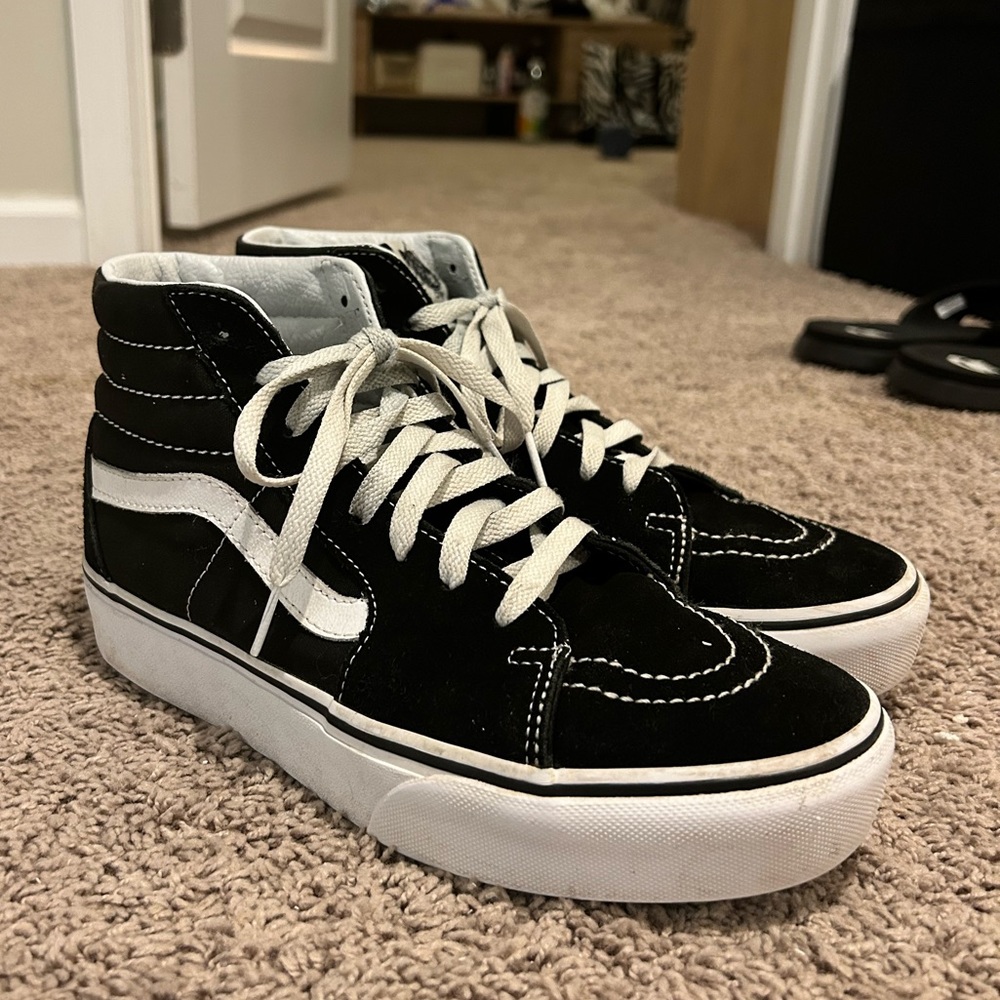 Black high top vans